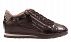 DL Sport 5861 zwart leer sneaker