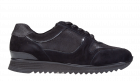 Hassia 6-30-2033 zwart suède sneaker