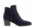 Lilian 12000 blauw suède enkellaarsje