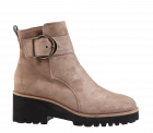 Paul Green 9763-124 beige suède enkellaars