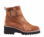 Paul Green 9763-144 cognac suède enkellaars