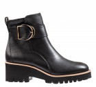 Paul Green 9763-092 zwart leer enkellaars