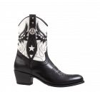 Sendra 14298 Black White Westernlaars