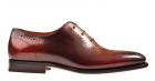 Santoni 17029 bruin multi color leder veterschoen