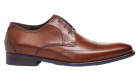 Floris van Bommel De Stijler 42.00  H Dark cognac veterschoen