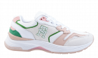 Tommy Hilfiger Modern Prep Runner wit groen Sneaker