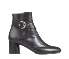 AGL Veta Buckle Black enkellaars