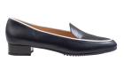 Brunate 20523 blauw wit mocassin.