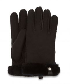UGG Shorty Glove W/Leather Trim