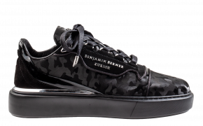 Benjamin Berner BNJ Raphael Refective Camouflage Black Low-Top Sneaker