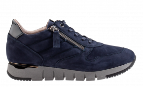 DL-Sport 5426 blauw suède Sneaker