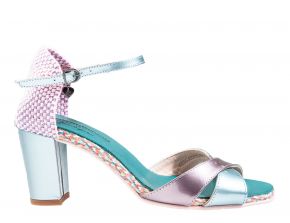 Floris van Bommel 85995/00 Light Blu Patent sandaal