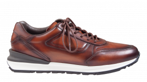 Greve Podium cognac kalfsleer sneaker.