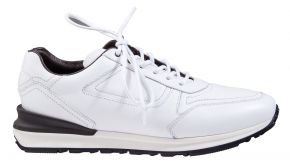 Greve Podium wit kalfsleer sneaker.