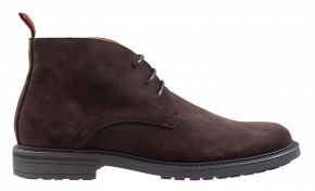 Greve Barbour donkerbruin suède veterboot