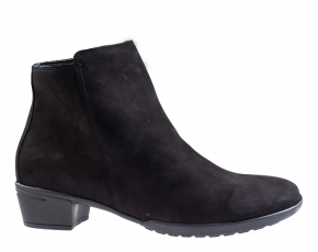 Hartjes 172.0197 zwart nubuck enkellaars.
