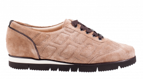 Hassia 2-30-1592 taupe suède veterschoen