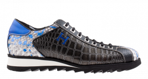 Harris 2817 pitone roccia splash blauw veterschoen