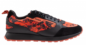 Hugo Boss Icelin_Runn_nypupr Black orange Sneaker