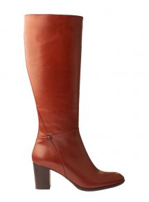 Lamica Edette cognac leer lange laars