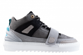 Mason Garments Firenze Mid 34B Cuore Track grey sneaker