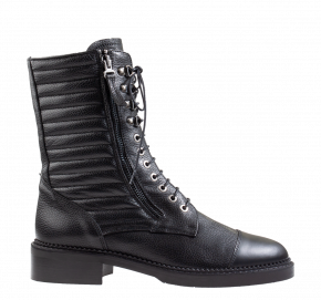 Pertini 212W31259D1 zwart leer veterboot