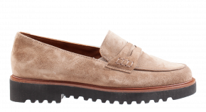 Paul Green 2694-072 taupe suède instapper.