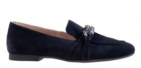 Paul Green 2943-031 blauw suède instapper.