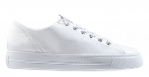 Paul Green 4081-013 White Lack Sneaker