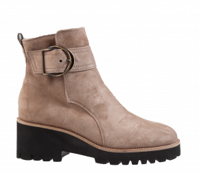 Paul Green 9763-124 beige suède enkellaars
