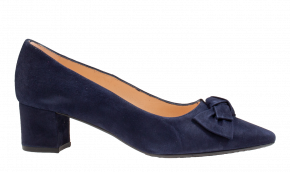 Peter Kaiser Blia blauw suède pump