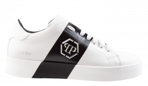 Philipp Plein USC 0397 Lo-Top Hexagon white/Black Sneaker