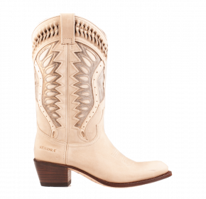 Sendra 12860 beige leer westernlaars.