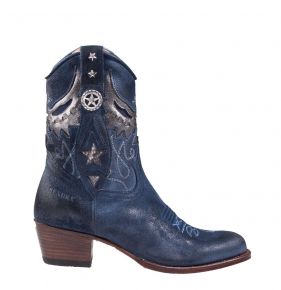 Sendra 14298 blauw westernlaars