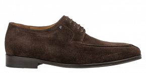 Van Bommel Matra 04.01 I brown suède veterschoen