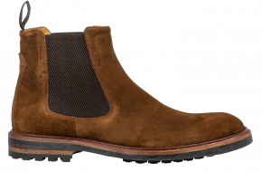 Floris van Bommel Rocki 03.17 H cognac suède Chelsea Boot