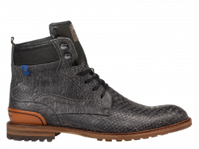Floris van Bommel Crepi 06.16 H Taupe print veterschoen