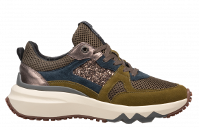 Floris van Bommel Curvi 01.02 Dark Green Sneaker