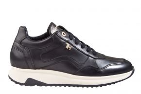 Tommy Hilfiger elevated leather runner zwart sneaker