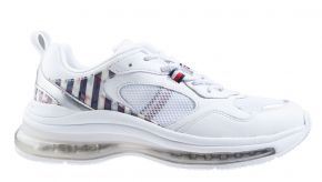 Tommy Hilfiger Monogram Air Runner Mix wit sneaker