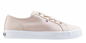 Tommy Hilfiger Essential Nautical beige veterschoen