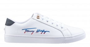 Tommy Hilfiger Signature Capsule wit veterschoen