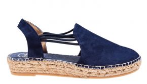 Toni Pons Nuria mari blauw suède Espadrille
