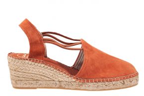 Toni Pons Tremp brandy brick suède espadrille