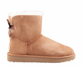 UGG Mini Bailey Bow ll Chestnut laars