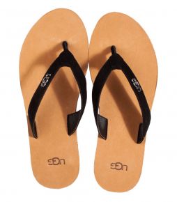 UGG Tawney Logo zwart slipper
