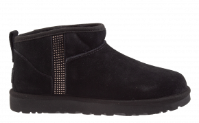 UGG Classic Ultra Mini Bling korte laars Black