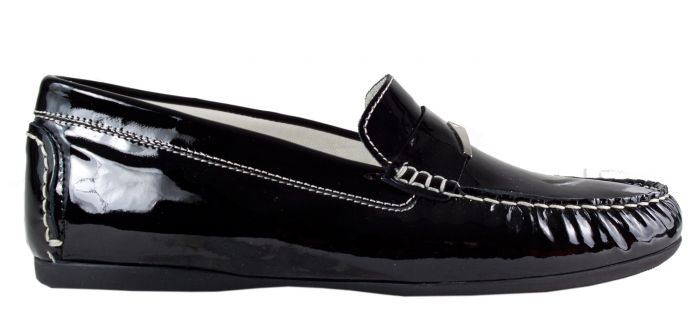 AGL D 801011 zwart lak moccasin