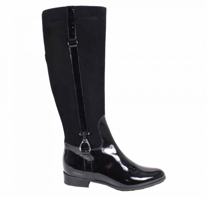 Brunella 3288 zwart lak laars Brunella 3288 zwart lak laars