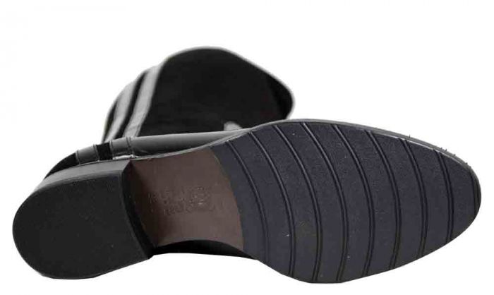 Brunella 347 zwart lak lange laars. Brunella 3288 zwart lak laars